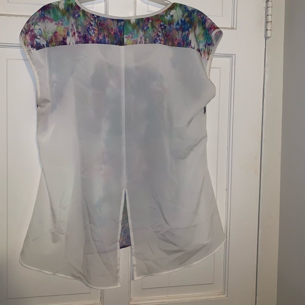 City Chic Garden Floral Top Sz 16 - Picture 8 of 11